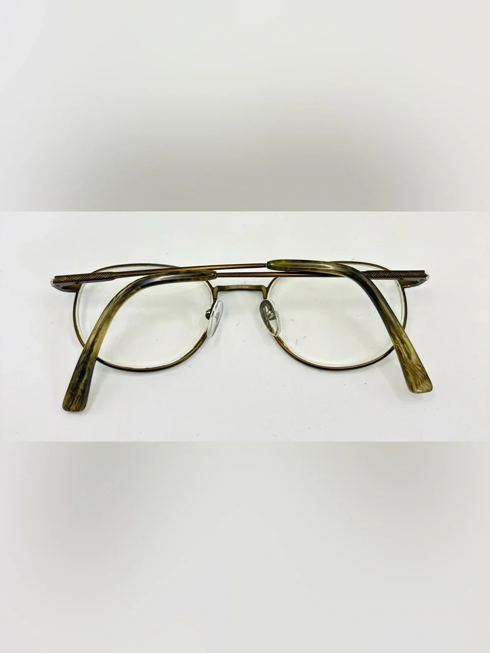 Banana Republic Dane Brown Oval Metal Sunglasses Frames Only